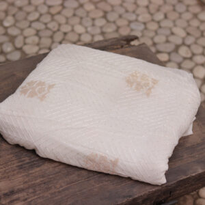 Dyeable Hand-Embroidered Georgette Fabric