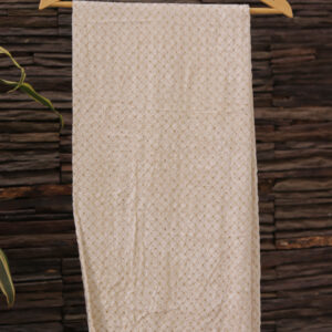 Dyeable Hand Embroidered Velvet Fabric