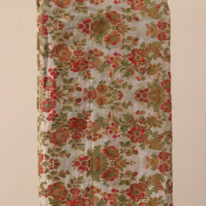 Dyeable Silk Brocade Fabric – Customizable Elegance