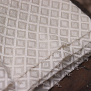 Dyeable Self-Embroidered Silk Fabric